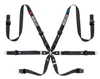 Sparco Prime H7 6 Point 2" Black Seat Belt Harness