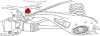 SPC Performance Rear Toe Cam for Honda