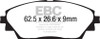 EBC Greenstuff Front Brake Pads for 14+ Mazda 3 2.0 (Japan Build)
