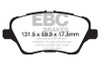 EBC Orangestuff Front Brake Pads for 13-19 Ford Fiesta ST 1.6L Turbo