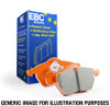 EBC Orangestuff Rear Brake Pads for 11+ Mclaren MP4-12C 3.8 Twin Turbo