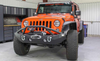 Fishbone Offroad Full Width Front Winch Bumper for 07-18 Jeep Wrangler JK