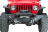Fishbone Offroad Steel Front Bumper w/LEDs for 87-06 Jeep TJ/YJ Wrangler TJ/YJ