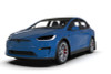 Rally Armor Black UR Mud Flap w/ White Logo for 2022 Tesla Model X