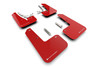 Rally Armor UR Red Mud Flap w/ White Logo for MK8 Volkswagen Golf GTI/R