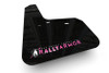 Rally Armor Black Mud Flap BCE Pink Logo for 2013-19 USDM Ford Fiesta ST