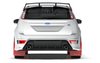 Rally Armor Red Mud Flap Black Logo for 2009-11 Ford Focus MK2 RS