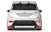 Rally Armor Red Mud Flap Black Logo for 2009-11 Ford Focus MK2 RS