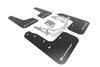 Rally Armor Black Mud Flap White Logo for 17-20 Civic LX / EX / EX-L Hatchback