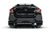 Rally Armor Black Mud Flap White Logo for 17-20 Civic LX / EX / EX-L Hatchback