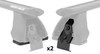 Rhino-Rack 2500 Fitting Kit - Half - 2 Pads / 2 Clamps - DK377H