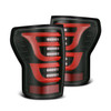 AlphaRex LUXX-Series LED Tail Lights Black-Red for 07-13 Toyota Tundra