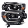 AlphaRex PRO-Series Projector Headlights Black w/DRL for 12-15 Toyota Tacoma