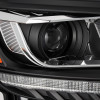 AlphaRex LUXX LED Projector Headlights Plank Style Black for 19-21 Ford Ranger