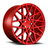 Rotiform R109 BLQ 18x8.5 5x112 45 Offset - Candy Red Wheel