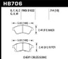 Hawk Ceramic Front Street Brake Pads for 11-12 Cruze Eco/LS/1LT/2LT/LTZ