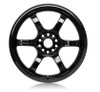 Gram Lights 57DR 18x8.5 +37 5-114.3 Glossy Black Wheel