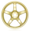 Gram Lights 57CR 18X9.5 +38 5-114.3 Almite Gold Wheel