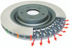 DBA Street T2 Slotted Front Brake Rotors for 16-19 Ford Focus AWD (Series LZ)