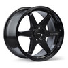 Enkei T6R 17x8 45mm Offset 5x100 Bolt Pattern 72.6 Bore Gloss Black Wheel