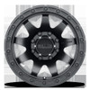 Method MR317 20x9 +18mm Offset 8x6.5 130.81mm CB Matte Black Wheel