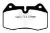 EBC Red Stuff Front Brake Pads for 94-99 BMW M5 3.8L E34 - DP31032C