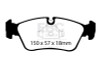 EBC Red Stuff Front Brake Pads for 99-02 BMW Z3 2.5L - DP31211C
