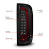 ANZO LED Tail Lights w/ Red Lightbar Black Housing Smoke Lens for 15-21 Colorado