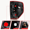 ANZO Euro Taillight Red/Clear (W/O Bulb) for 2009-2014 Ford F-150