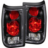 ANZO Taillights Black for 1986-1993 Mazda B2000