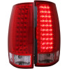 ANZO LED Taillights Red/Clear for 2007-2014 Chevrolet Suburban