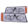 ANZO Euro Parking Lights Crystal for 2003-2006 Chevrolet Silverado 1500