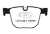 EBC Ultimax 2 Rear Brake Pads for 08-10 BMW M3 4.0 E90 - UD919