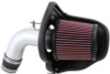 K&N Silver Typhoon Cold Air Intake for 12 Chevy Sonic 1.8L