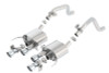 Borla S-Type Axle-Back Exhaust Polished Tip for 14-19 C7 Corvette Stingray 6.2L