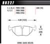 Hawk Ceramic Rear Brake Pads for 88-99 BMW M3 / 91-93 M5 - HB227Z.630