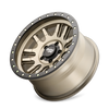 Dirty Life 9309 Canyon Pro 17x9 / 6x139.7 / -12mm / 106mm Hub Satin Gold Wheel