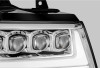 AlphaRex NOVA LED Proj Headlights Chrome for 07-13 Chevy Avalanche