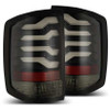 AlphaRex PRO-Series LED Tail Lights Jet Black for 14-18 Chevrolet Silverado 1500