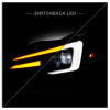Spyder LED High-Power Headlights-Black for 15-20 WRX
