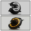 Spyder V2 Halogen Model Only Projector Headlights - Black for 07-12 Mini Cooper