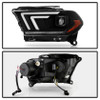 Spyder Projector Headlights - Black for 11-13 Dodge Durango Halogen Model
