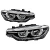 Spyder LED Projector Headlights Chrome for BMW F30 3 Series 4Dr