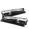 Spyder Crystal Headlights Black for 97-98 Nissan 240SX