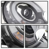 Spyder Projector Headlights Halogen Model Only - DRL Black for 07-12 Mini Cooper