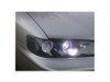 Spyder 1PC Projector Headlights LED Halo Amber Reflctr Blk for 94-97 Accord