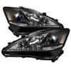Spyder Projector Headlights DRL Black for 2006-2010 Lexus IS 250/350