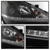 Spyder Projector Headlights DRL Black for 2006-2010 Lexus IS 250/350