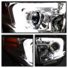 Spyder Projector Headlights Light Bar DRL Chrome for 2014-2016 Toyota Tundra
