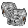 Spyder Projector Headlights LED Halo LED Chrome for 07-14 GMC Yukon / Yukon XL